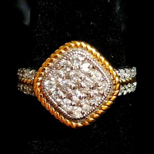 925 Sterling Silver Diamond Ring